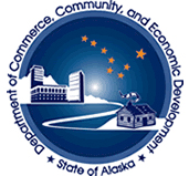 alaska department of commerce community and economic development Logo