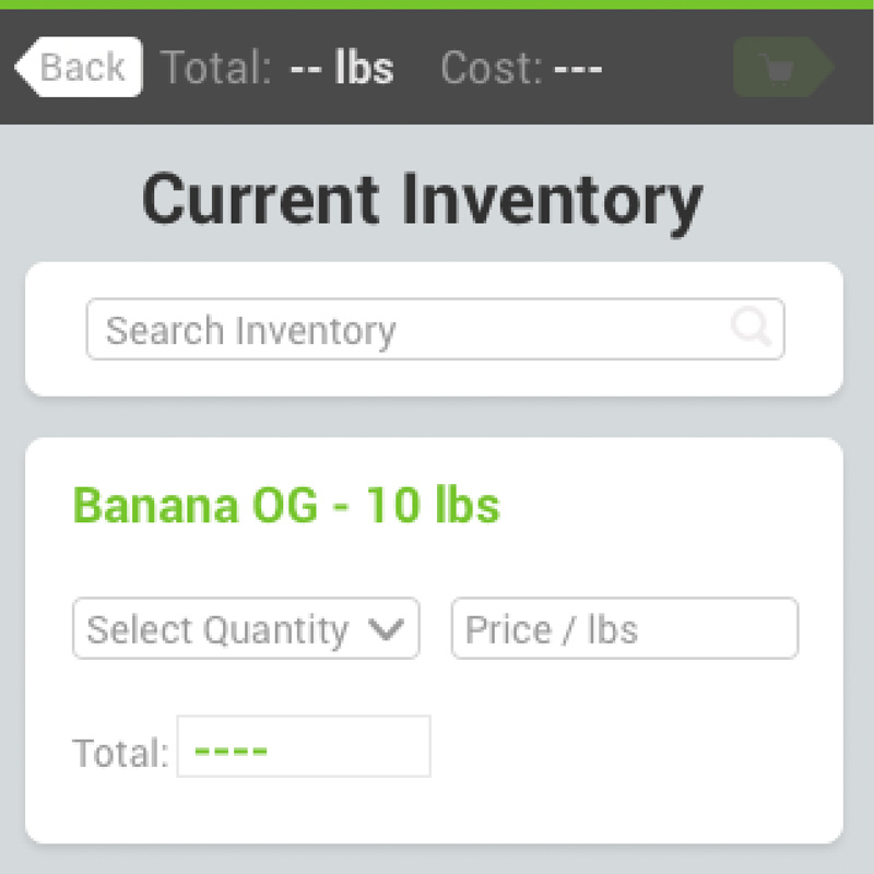 Access current cannabis inventory from anywhere using our cannabis cultivation software for team members