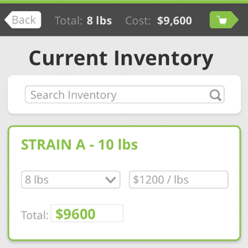 on-location ordering feature for sales managers